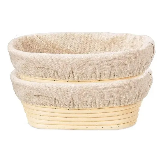 * Juego De Cestas Proofing Banneton, Pan De Masa Fermentada