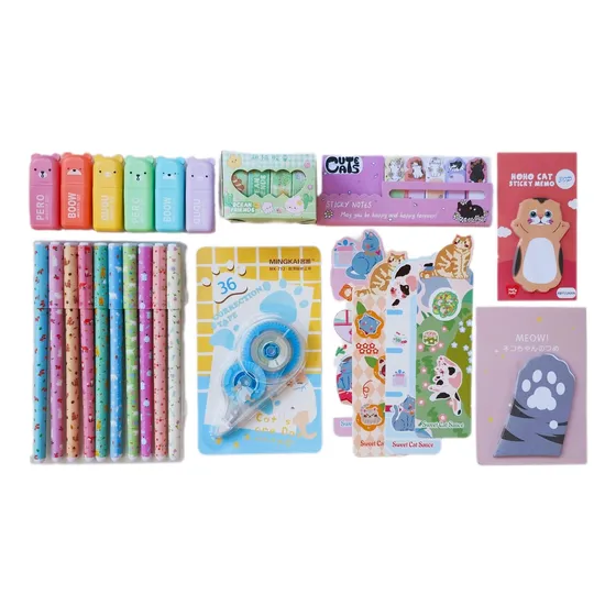 Set Artículos De Escritorio Accesorios Papeleria Regalo