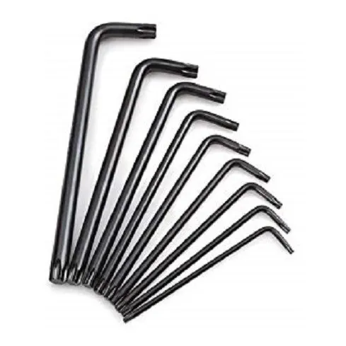 Juego De 10 Llave Allen Hexagonal Metrica Isonic