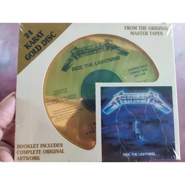 Metallica Ride Lightning Gold 24k