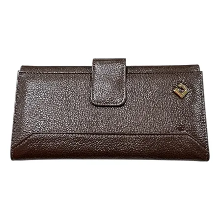 Carteira Feminina Slim Espaçosa Couribi Em Couro Legítimo