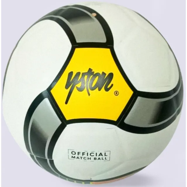 Balon Futbol Campo Yston Laminado #5 Bl/gr/ng Profesional