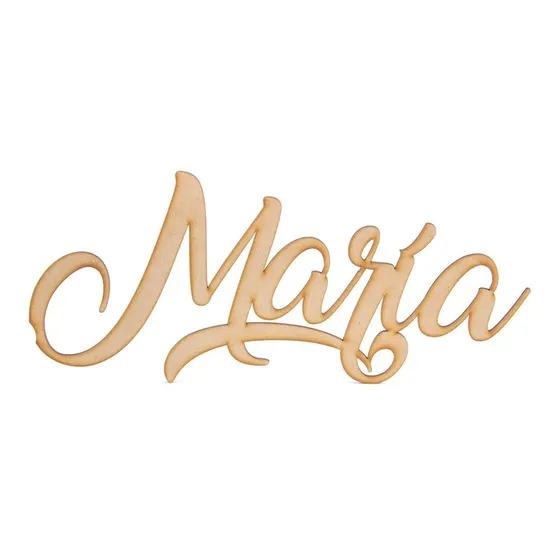 Nombres O Letreros En Madera Mdf De 50 Cm  Corte Láser