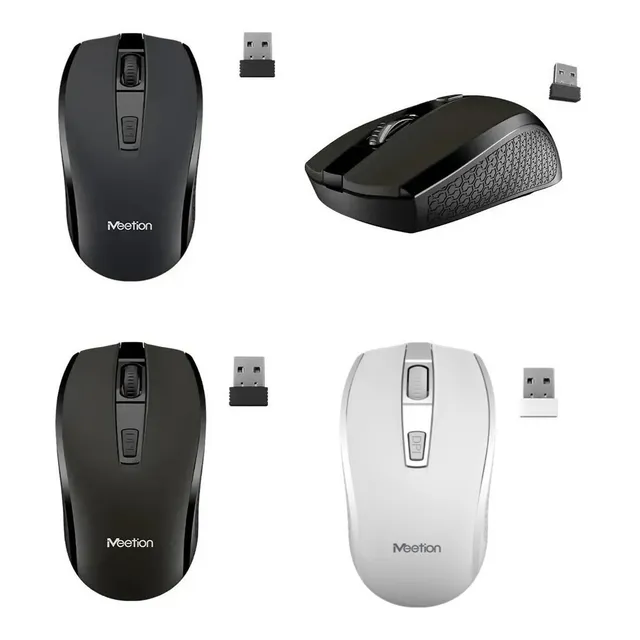 Mouse Inalambrico R560 Meetion Simple Y Portatil Ergonomico
