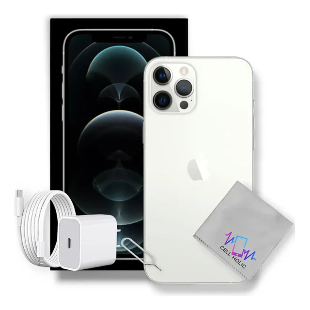 Apple Iphone 12 Pro Max (256 Gb) - Plata Con Caja Original Gris (Reacondicionado)