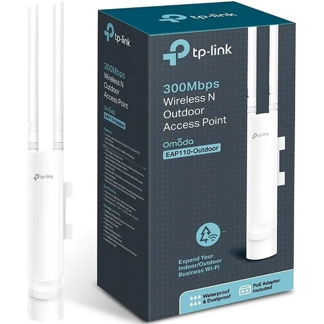 Access Point Tp-link Eap110-outdoor 2.4 Ghz 300mbps Exterior