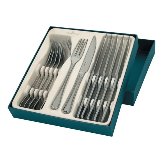 Juego De Cubiertos Magefesa Carne 12 Piezas Acero Inoxidable