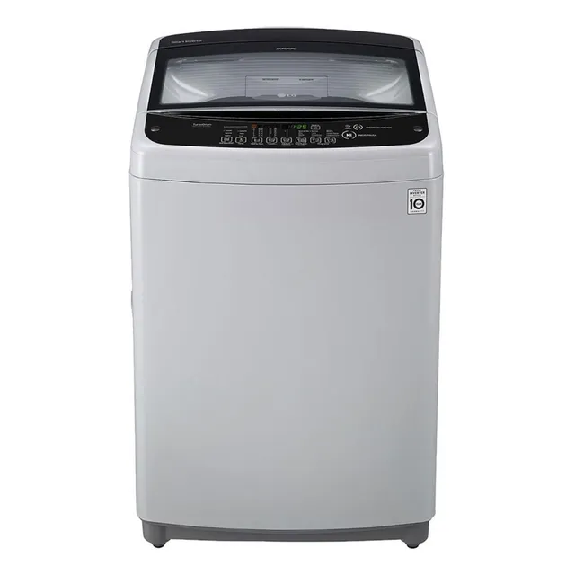 Lavadora automática LG inverter hasta 19kg 127V color gris