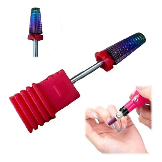 Fresa Carburo De Tungsteno Para Manicuria Torno Uñas 5 En 1 