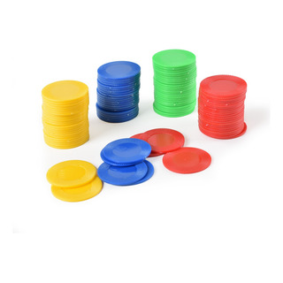 Ficha Tipo Poker Con 100 Pzas, Material Educativo Ficha Tipo Poker Con 100 Pzas, Material Educativo