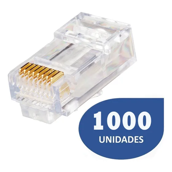 Bolsa De Rj45 Cat6 1000 Piezas Wireplus