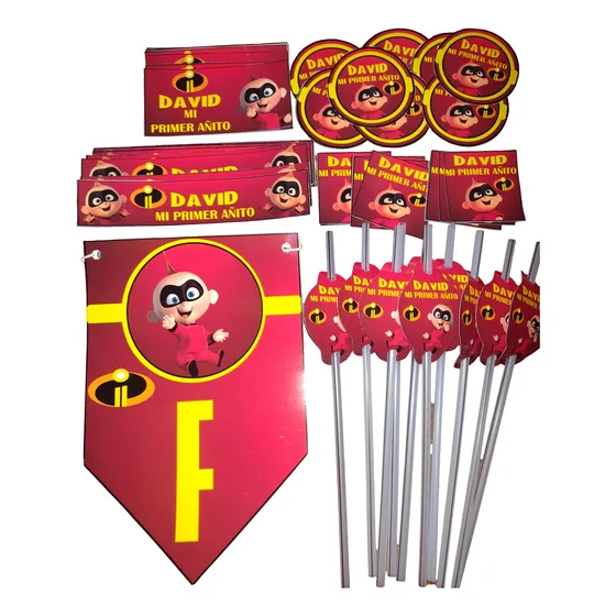 Promo Cotillon Personalizado Jack Jack Increibles 20 Chicos