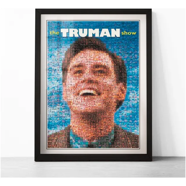 Cuadro Películas - Truman Show - Poster Jim Carrey