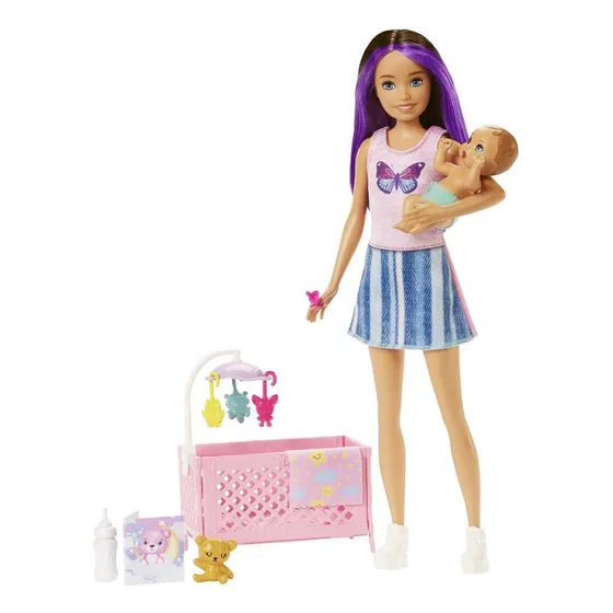 Barbie Set De Juego Skipper Hora De Dormir
