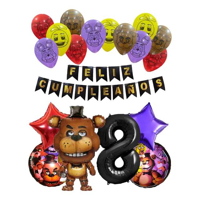 Pack Globos Five Nigthts At Freddys X 19 Art.