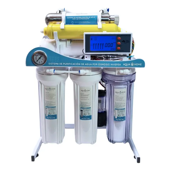 Filtro De Agua Por Osmosis Inversa 7 Etapas 200l Aqua Home