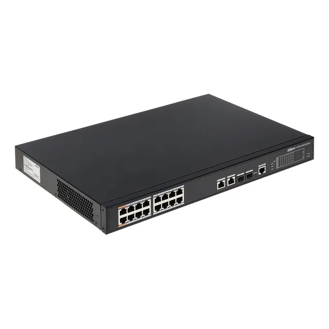 Switch 16 Puertos Dahua Dh-pfs4218 16et-190 Rackeable Poe