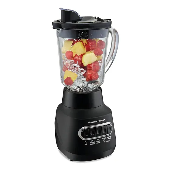 Licuadora Hamilton Beach 800w 7 Vel 1.2 L Vidrio Silenciosa Color Negro