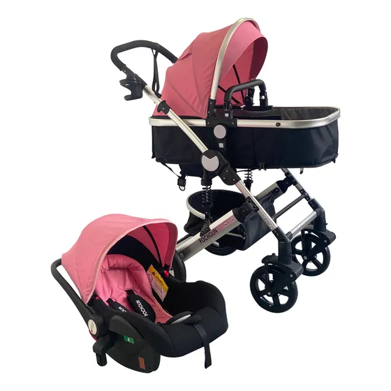 Coche Tipo Moises Con Porta Bebe Comfort Pocholin 3 En 1