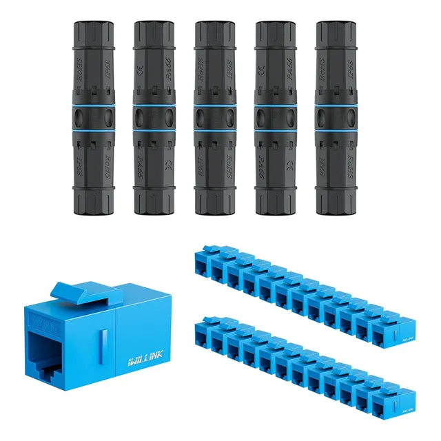Acoplador Rj45 Impermeable Ip68 Para Exteriores