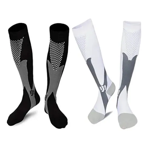Pack 2 Par Calceta Compresión Hombre Mujer Running Deportes