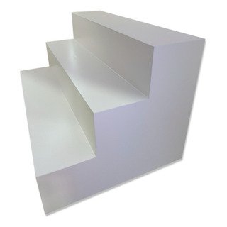 Expositor Bancada Vitrine Arquibancada Escada Mdf Branca Expositor Bancada Vitrine Arquibancada Escada Mdf Branca