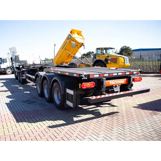 Prancha Facchini Sr 2023 Porta Container 3 Eixos 12,4m Nova