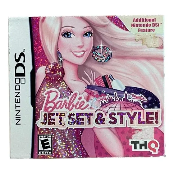 Juego De Nintendo Ds: Barbie Jet, Set & Style