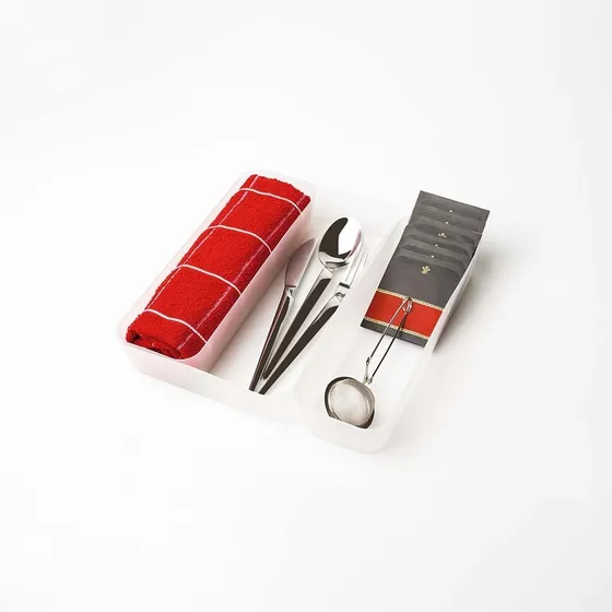 Organizador 3 Pzas Blanco Mor (1 De 1,7 Lts Y 2 De 0,80 Lts)