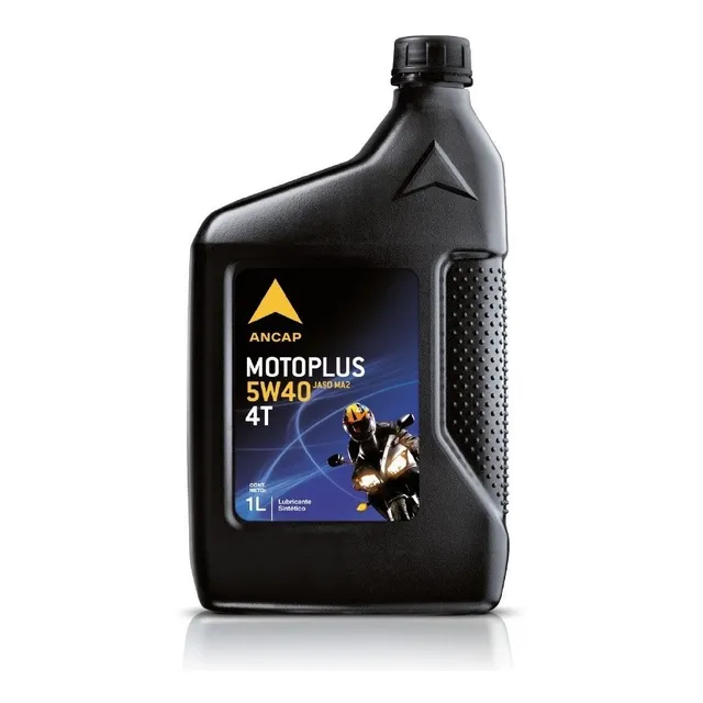Aceite Moto 4t Motoplus 5w40 Sintetico Ancap 1 Lt 4 Tiempos
