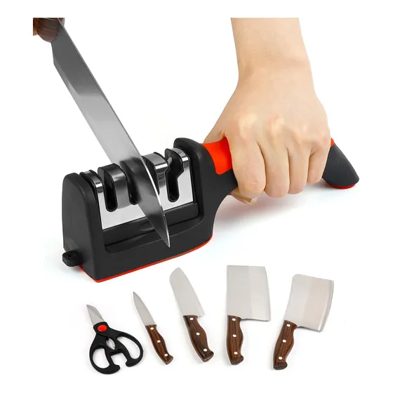 Afilador De Cuchillos 4 En 1