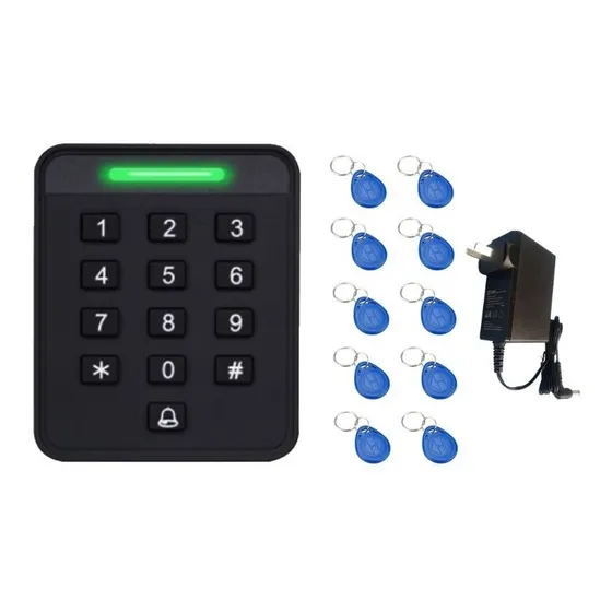 Kit Control De Acceso Lector Y Teclado + 10 Llaveros Tags