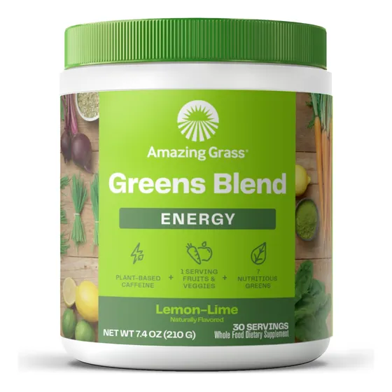 Suplemento Amazing Grass Green Superfood Energy, 30 Porcione