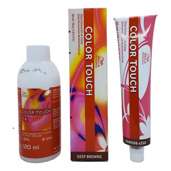 Tinte Wella Color Touch Sin Amonicaco + Revelador Wella