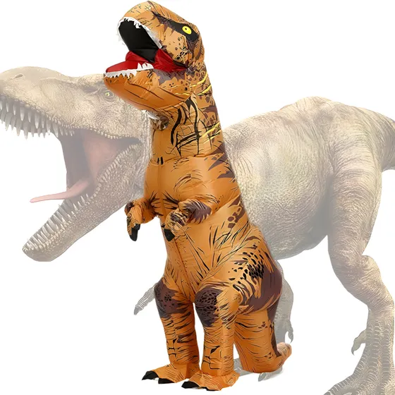 Disfraz Inflable Dinosaurio Rex Traje Adulto Fiesta Cotillon