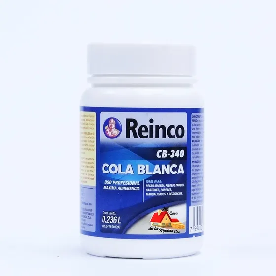 Cola Blanca Pega Reinco Para Madera Cb-340 1/16 De Galón