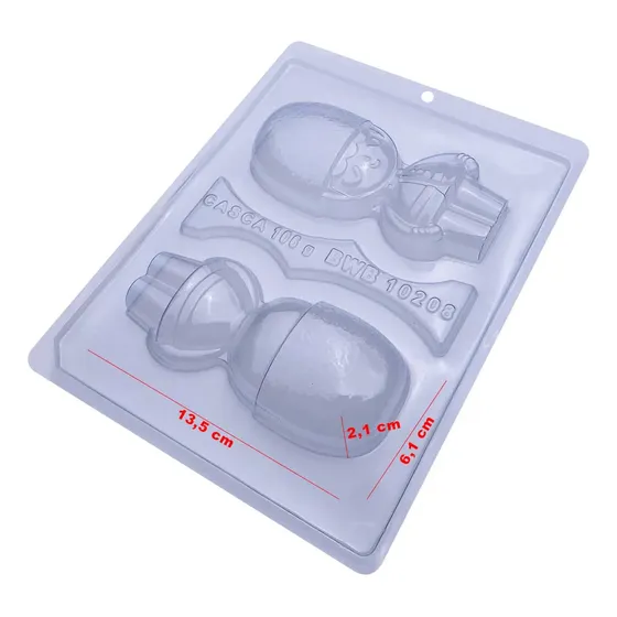 2 Moldes Choco 3 Partes Bwb Cod 10208 Niño Guardia Britanica