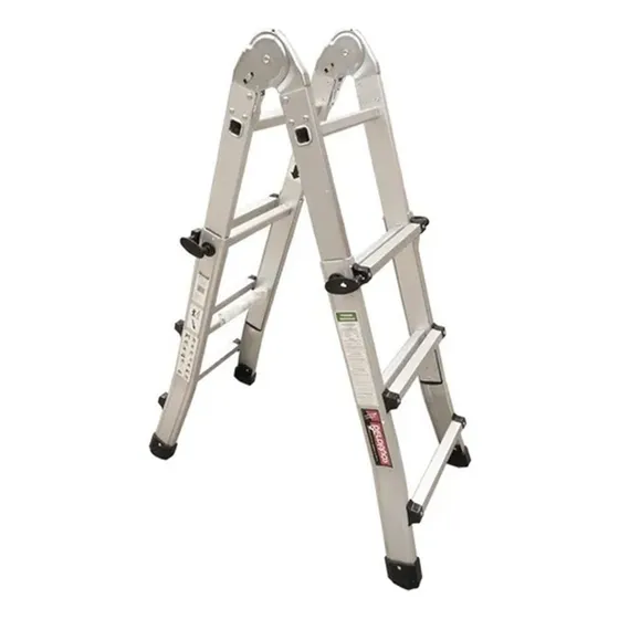 Escalera Aluminio Multiposiciones Telescopica 2.85  Peldaños
