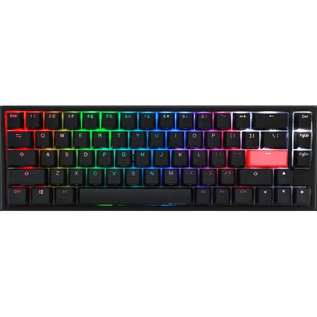Ducky One 2 Rgb 65% Mecánico Teclado: Kailh Box Jade, Pbt Pb
