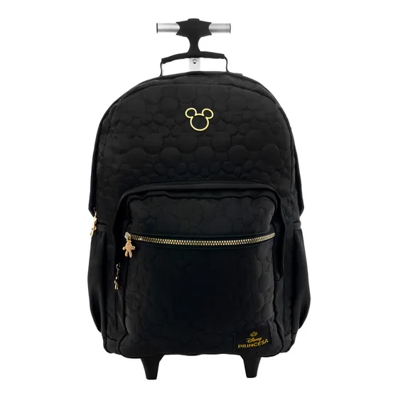 Mochila Com Rodas Juvenil T Mickey Teen 14260 Preto Xeryus