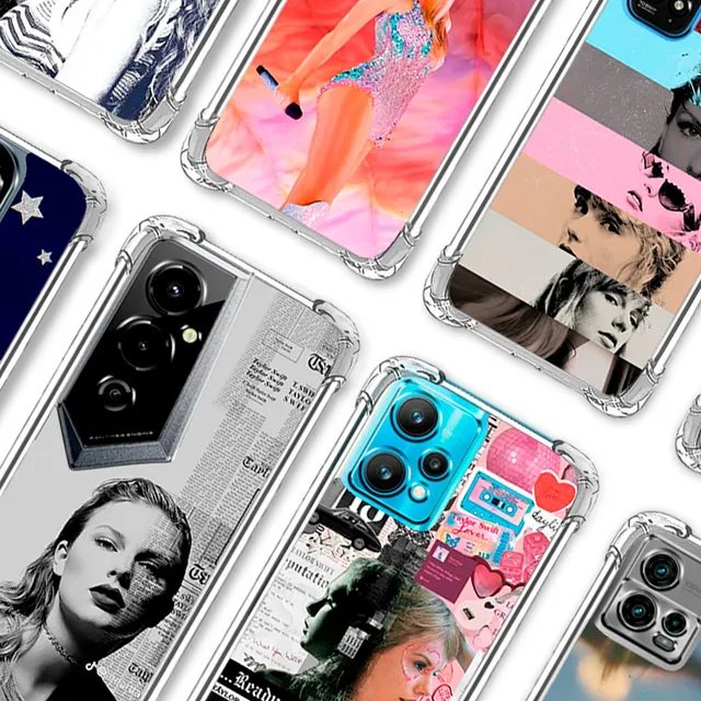 Forro Antigolpe Taylor Swift Xiaomi Todos Los Modelos