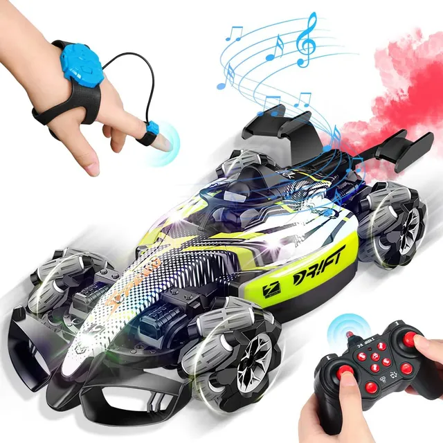 Carro F1 Sensor Movimiento Control Remoto Acrobático Rc 360