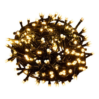 Serie De Luces Led Calida Amarilla Ambar Navideña 200 Led Serie De Luces Led Calida Amarilla Ambar Navideña 200 Led