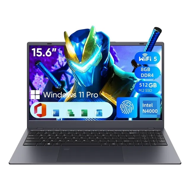 Laptop 8g Ram+512g M.2 Celeron N4000,teclado Español,rápido