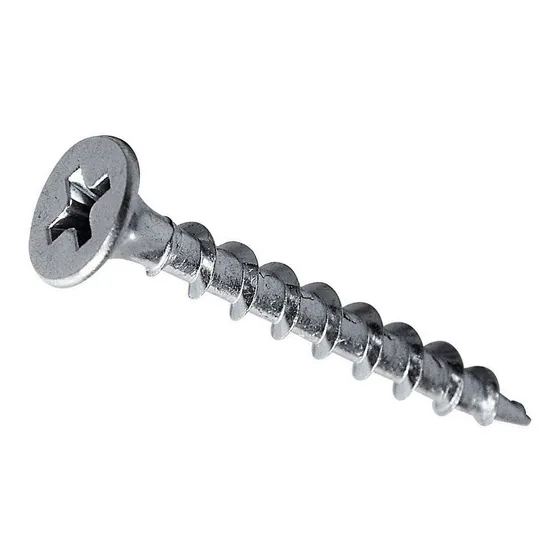 Tornillo Madera Crs 6x1 1/4 Zn - Caja 100 Pcs