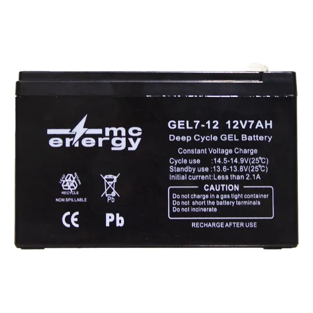 Bateria 7ah 12v Ciclo Profundo Agm Gel