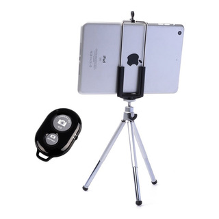 Mini Tripie + Control Bluetooth Para iPad Mini 1 2 3 4 5 6 7 Mini Tripie + Control Bluetooth Para iPad Mini 1 2 3 4 5 6 7