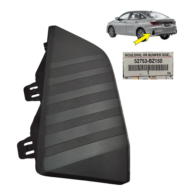 Moldura Lh Parachoque Trasero Yaris E 2023 2025 Original