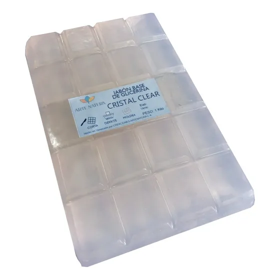 Jabón Base De Glicerina Cristal Clear Neutro Por Kilo