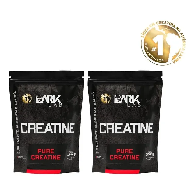Creatina Monohidrata Pura 1kg (2 Unidades De 500g)  Dark Lab